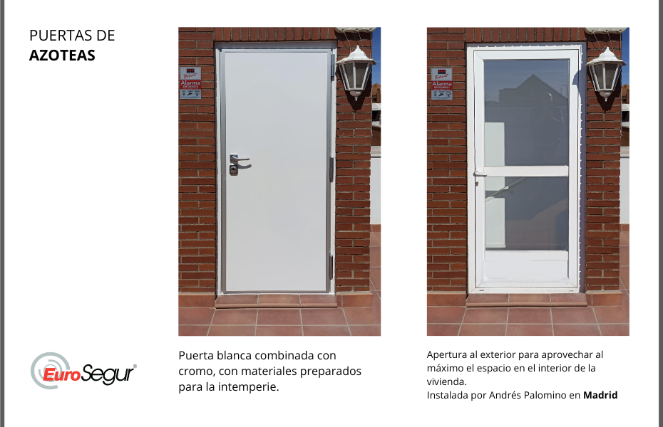 instalacion de puerta en azotea